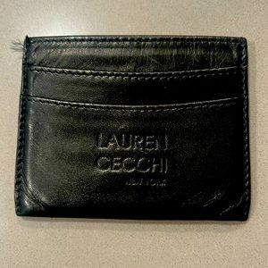 Lauren Cecchi NY card holder Leather